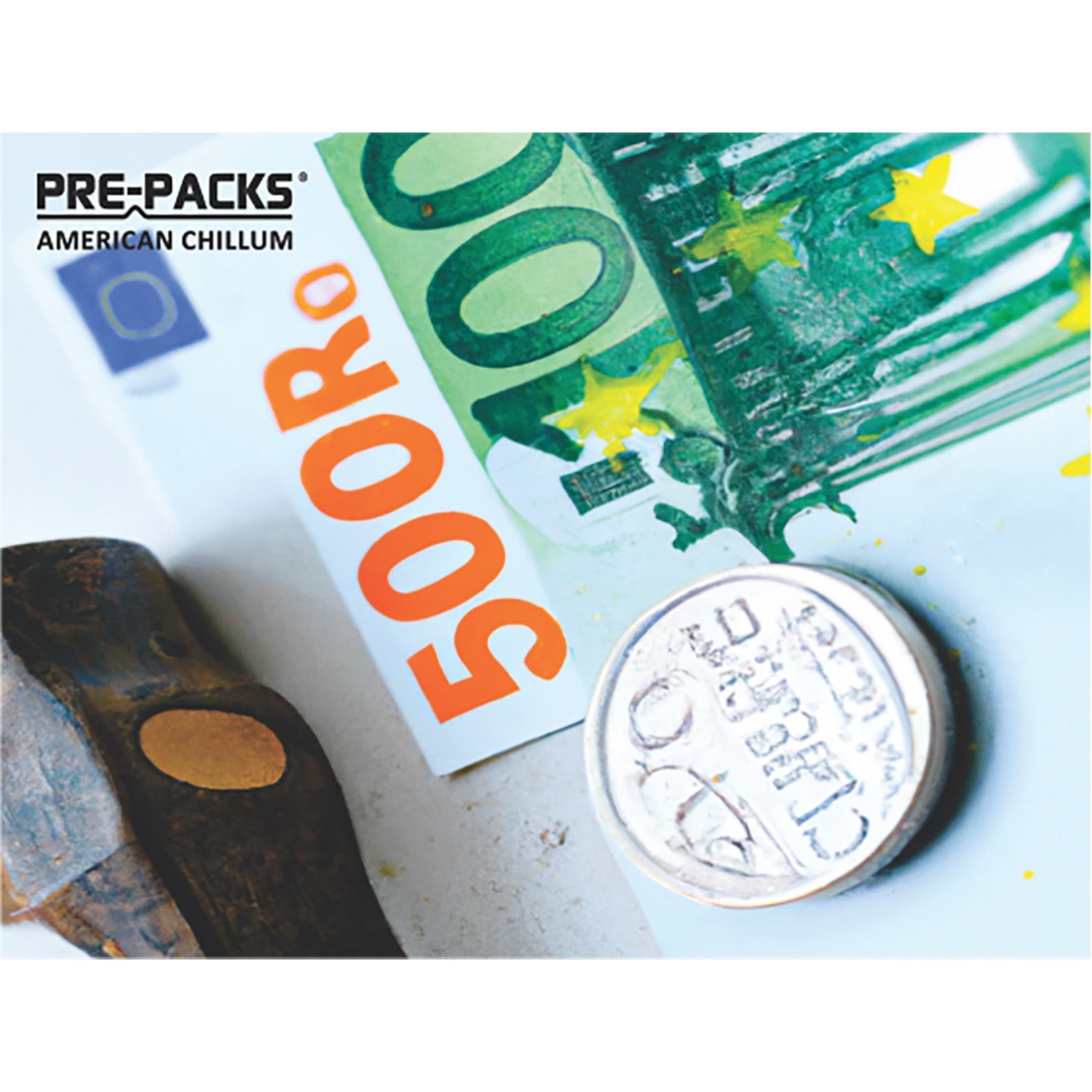 Euro Money Fun Pre-Made Design Chillums