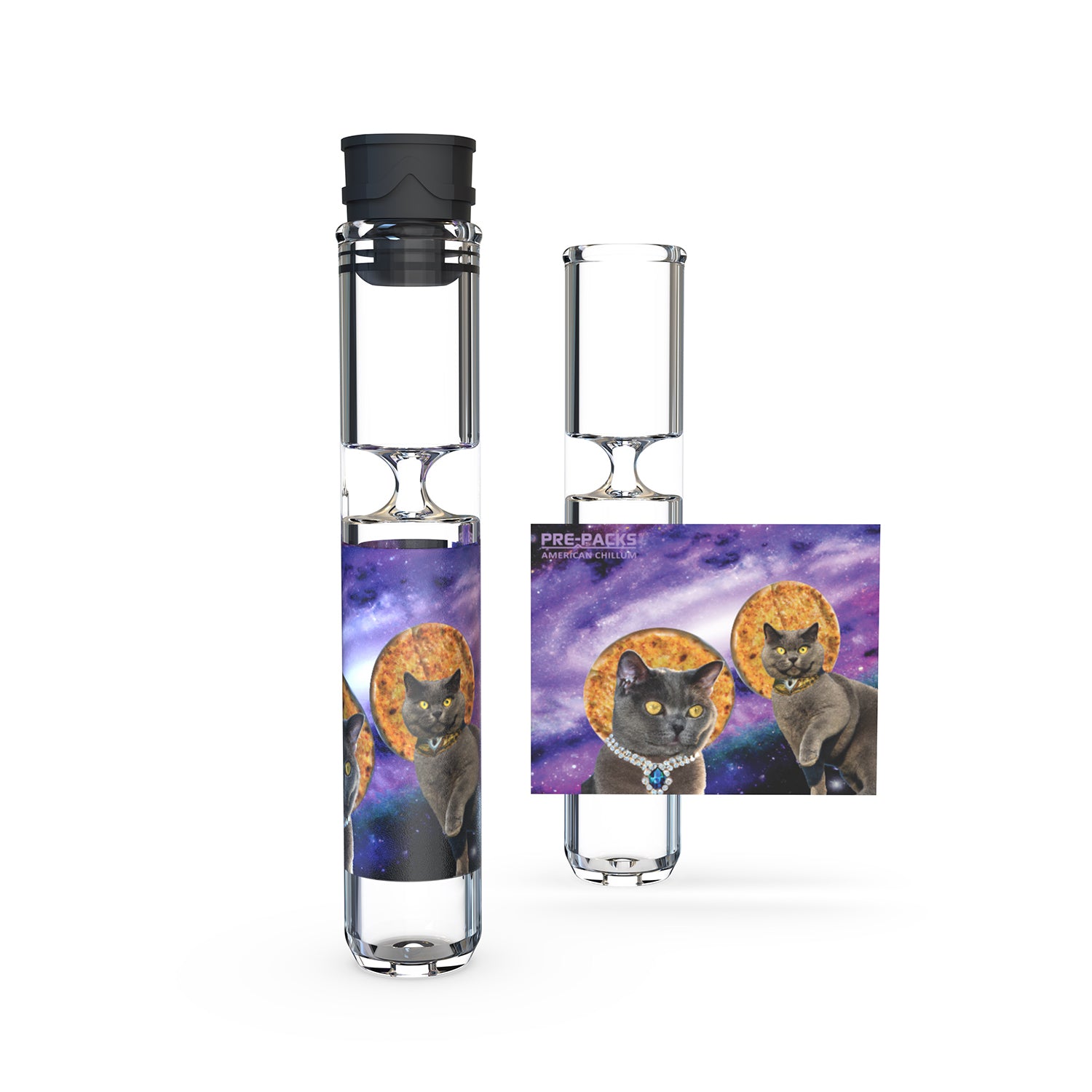 One hitter with cap for cat lovers.
